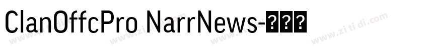 ClanOffcPro NarrNews字体转换